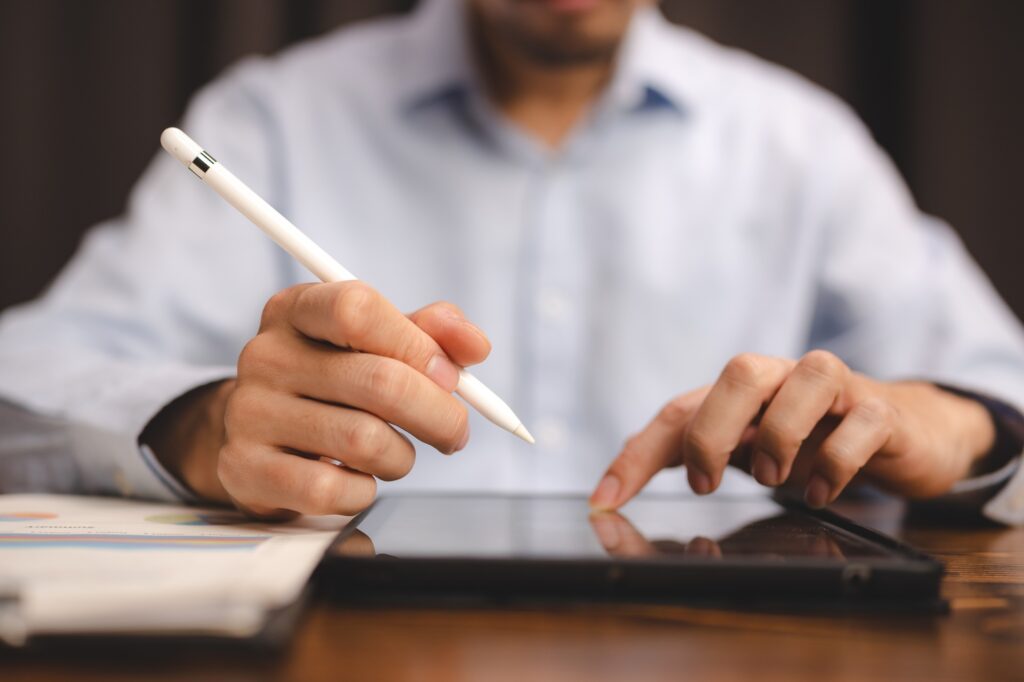 business of insurance client feedback service concept, businessman are work on marketing